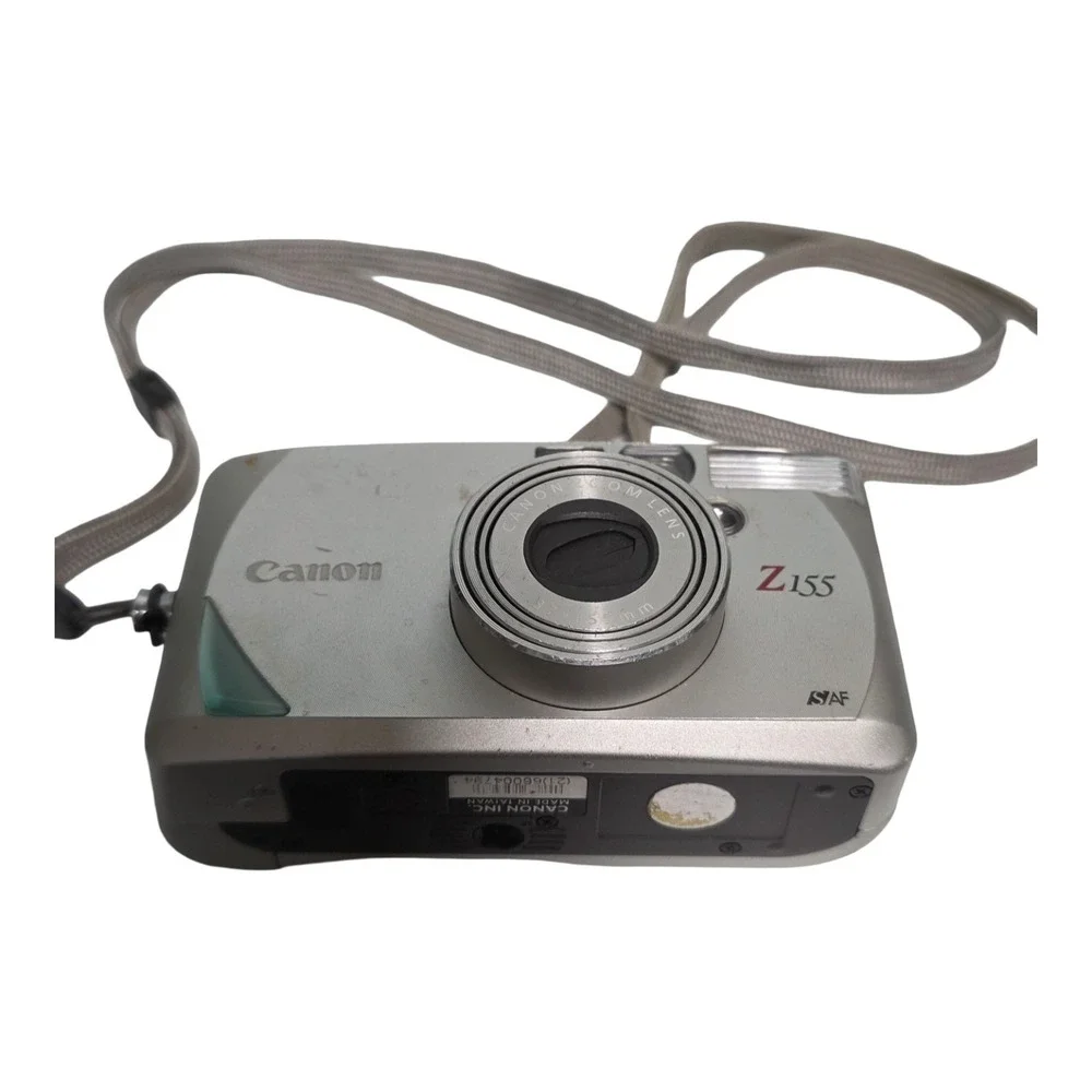Canon Sure Shot Z155 Caption 35mm Point & Shoot Film Camera Silver Auto Focus